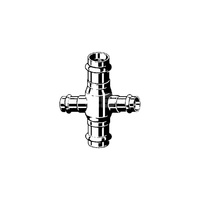 Czwórnik VIEGA 2244 brąz, 22 mm x 15 mm x 22 mm x 15 mm, mz x mz x mz x mz