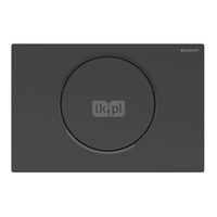 Przycisk uruchamiający Geberit Sigma10, przedni, czarny mat-czarny-czarny mat, easy-to-clean