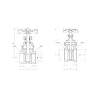 Zawór wodny PERFEXIM PHA-022 gw 1 1/2'' x gw DN 40