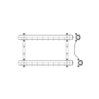 PHA-100 8-obwodowy PN10 Rozdzielacz CuZn