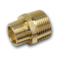 Nypel SANHA PURAFIT redukcja, mosiądz, 1/2'' x 1/4'' (GZ)
