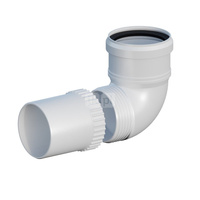 Kolano PP 87 st. skręcane DN60mm z uszczelką [EPDM]