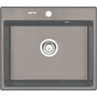Deante Andante Zlewozmywak granitowy 1-komorowy - szary metalik