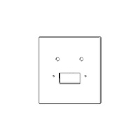 Płytka maskująca szkło, nr wzoru 8064.22 L: 780 B: 720 s: 6 wykonanie: szkło przejrzyste/jasnoszary