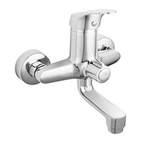 Bateria wannowa FERRO FERRO ONE, kolor chrom, wylewka obrotowa