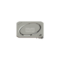 Kratka ze wzorem owalu 120x120,stal nierdz., Kl. L15