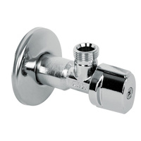 Zawór wodny ARCO VITAQ A80 Metallic kątowy antykamienny - 2 szt. gz 1/2'' x gz 3/8''