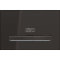 Przycisk uruchamiający Geberit Sigma50, przedni, czarny, przyciski: czarny chrom