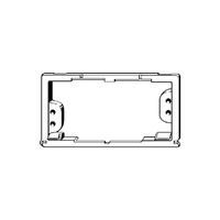 Płyta mocująca VIEGA 8180.16 do podwieszanej miski WC tworzywo sztuczne
