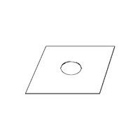 Mata uszczelniająca, guma / czarny, fi: 145 L: 500 B: 500 do odpływów prysznicowych VIEGA 4948.39