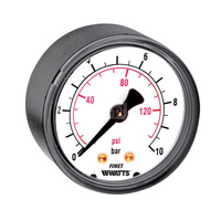 Manometr aksjalny G1/8 0-10bar M3A-ABS 40 0-10 G1/8C/D+C+QK+QL PS.