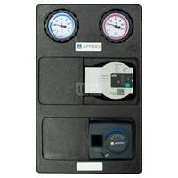 Grupa pompowa AFRISO PrimoTherm K 180-2 DN25 WP 3-WM-R GZ x GW 1 1/2'' x 1'', z zaworem mieszającym, z izolacją, z pompą obiegową