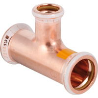 Trójnik GEBERIT Mapress Kupfer Gas redukcja, do gazu Cu 42 mm x 22 mm x 42 mm MZ
