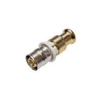 Mufa SANHA 3fit Press pb-free trzyczęść., brąz, 16 mm x 15 mm (zw x zw)