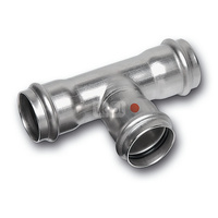 Trójnik SANHA NiroTherm Press stal nierdzewna 18 mm x 15 mm x 15mm (zw x zw x zw)