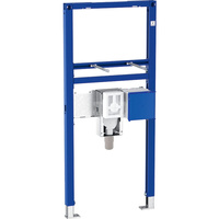 Stelaż podtynkowy do umywalki GEBERIT Duofix, 1120 x 500 x 75 mm, bateria: stojąca z podtynkową skrzynką funkcyjną, regulacja wysokośći, wbudowany syfon