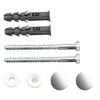 Zestaw do mocowania WC chrom