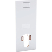 Płyta ozdobna Geberit AquaClean do spłuczek podtynkowych, Sela, biała