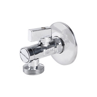 Zawór kulowy PERFEXIM PHA-012 mosiądz chromowany, PN16 1/2'' x 3/8'' gz x gz, uchwyt: dźwignia