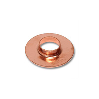 Przejściówka SANHA WBS V redukcja, Cu, 122 mm x 76,1 mm (kołnierz x lz)