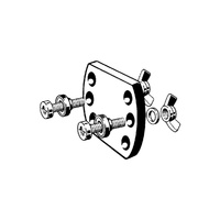 Izolacja naścienna VIEGA 2141.7 (model pojedynczy) tworzywo sztuczne, kolor czarny