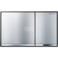 Przycisk uruchamiający Geberit Omega60, przedni/górny, chrom szczotk.