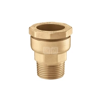 Złączka z gwintem zewnętrznym. Z mosiądzu odpornego na odcynkowanie O 40 x 1 1/4'' GZ