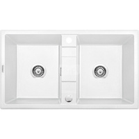 Deante Eridan Zlewozmywak 2-komorowy bez ociekacza