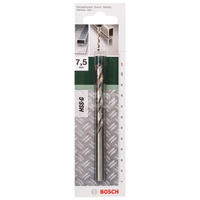 Wiertła do metalu HSS-G, DIN 338 D = 7,5 mm, L = 109 mm