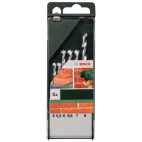 6-częściowy zestaw Wierteł do kamienia 5,0 x 85, 5,5 x 85, 6,0 x 100, 6,5 x 100, 7,0 x 100, 8,0 x 120