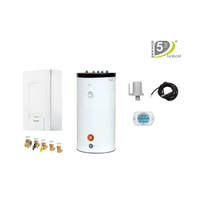 Pakiet - Kocioł gazowy jednofunkcyjny BERETTA Mynute X 20R kondensacyjny wiszący 21.3 kW + Zasobnik c.w.u Idra Top 120