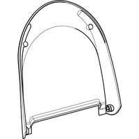 Pokrywa deski AqC4000, biały-alpin
