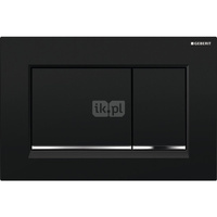 Przycisk uruchamiający Geberit Sigma30, przedni, czarny-chrom bł.-czarny