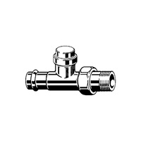 Zawór powrotny C.O. VIEGA 2272.2 prosty gz x zw 1/2'' x 15mm