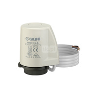 Siłownik termoelektryczny z montażem przy użyciu szybkozłącza, z przyłączem wciskowym i mikroprzełącznikiem pomocniczym 230 V