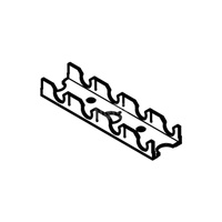 Szyna montażowa VIEGA 1277 PCV 2000 mm / 25 mm