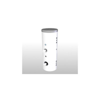 Wymiennik emal. WGJ-PC/B + bufor, węż. w węż. w polistyrenie w pł. skay biały, poj. 180/80 l