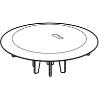 Pokrywa odpływu d90, chrom