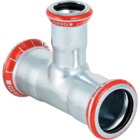 Trójnik GEBERIT Mapress C-Stahl redukcja stal (ocynk) 108 mm x 54 mm x 108 mm MZ