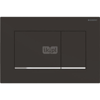 Przycisk uruchamiający Geberit Sigma30, przedni, czarny mat, easy-to-clean