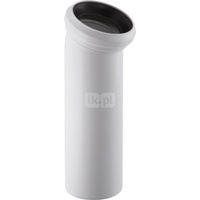 Kolano odpływowe do WC 22 1/2st. białe