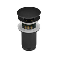 Zestaw odpływowy do umywalki PERFEXIM SPPMK03OP czarny mat 2 3/4'', przycisk duży okrągły płaski