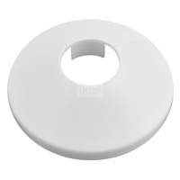 Rozeta grzejnikowa pojedyńcza 28 mm, biała (5 szt)