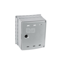 Postument z laminatu do skrzynki gazowej z laminatu o podstawie 600x250mm, H=1000mm popiel