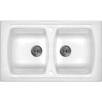 Deante Lusitano Zlewozmywak 2-komorowy bez ociekacza