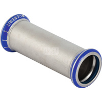 Mufa GEBERIT Mapress Edelstahl FKM przesuwna, stal nierdzewna, 54 mm, DN 50 x 54 mm x DN 50 (mufa zaprasowywana x mufa zaprasowywana), (głębokość: 30 mm) z uszczelką