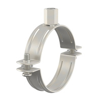 Uchwyt FLAMCO MEIBES BRS stal nierdzewna 316 (1.4401) do rur o średnicy zewnętrznej 165 … 169 mm dwuczęściowy, M8/M10