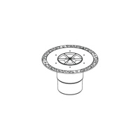 TECEdrainpoint S - odplyw pionowy z kolnierzem uniwersal