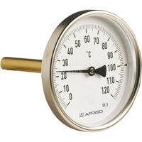 Termometr bimetaliczny AFRISO BiTh I, D211 fi 100 mm -20…60'C tuleja 150 mm połączenie ax