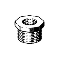 Złączka VIEGA 3241 redukcja Jednoczęściowy, brąz / brąz, 3'' x 2'' (gz x gw), (głębokość: 28 mm)